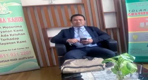 Ruang tunggu Kejari Jakbar